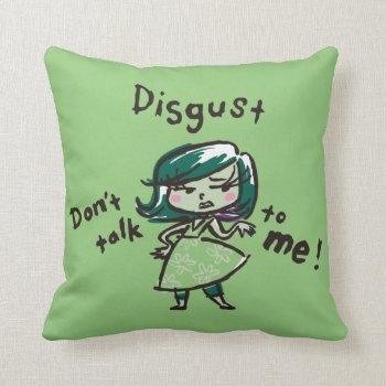 Don't Talk To Me! Throw Pillow by insideout at Zazzle