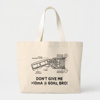 Don't Tase Me with Science Bro Tote Bag