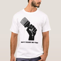 afro pick t shirt