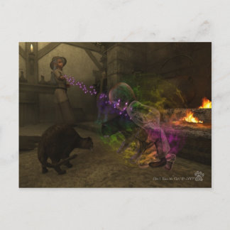 Don't Tease the Cat! Postcard