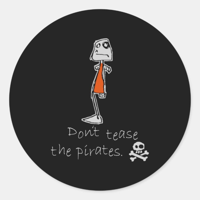 Dont Tease The Rates  Classic Round Sticker (Front)