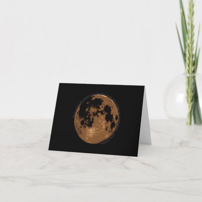 Don't tell me the moon is shining Chekhov quote Card (Front)