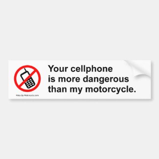 Don't Text and Drive. Bumper Sticker