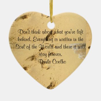 Don't Think About What You've Left Behind Ornament by naiza86 at Zazzle