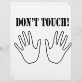 Don't touch (Front/Back)