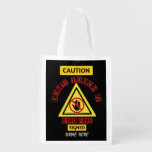 Don&#39;t touch it Reusable Grocery Bag
