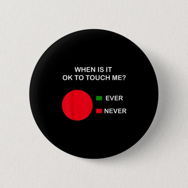 Don't Touch Me - Never Touch Me Circle Graph Intro Button (Front)