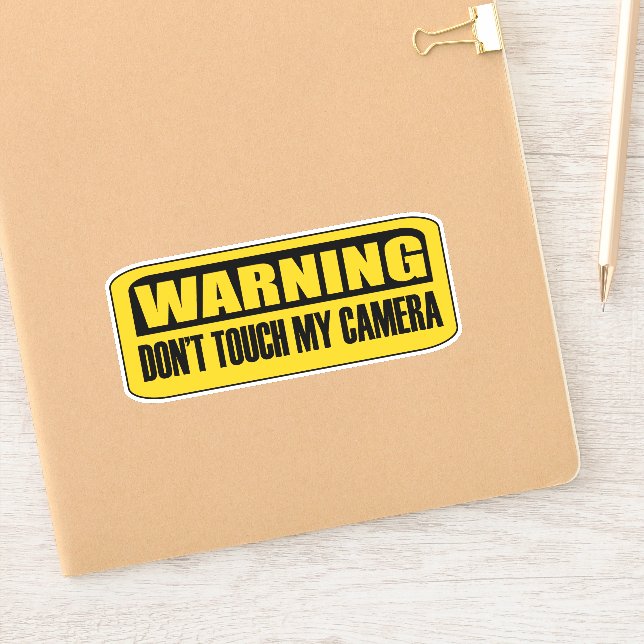 don't touch my camera sticker (Notebook)