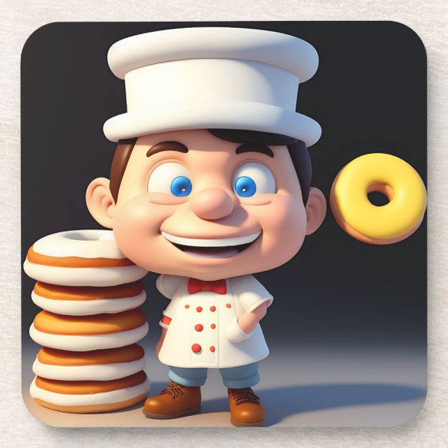 Dont Touch My Donuts, Coaster Set (Front)