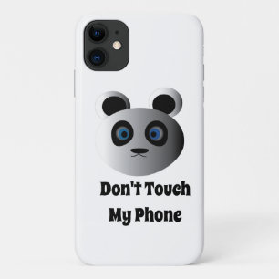 Don't Touch My Phone Panda cover iPhone 11 cases