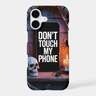 Dont Touch My Phone Scary Skull iPhone 17 Case