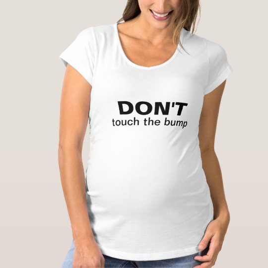 hands off pregnancy shirt