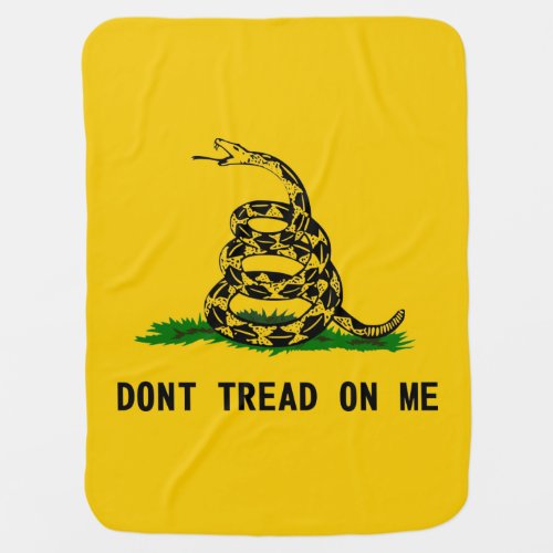 dont tread flag usa symbol snake america history p baby blanket