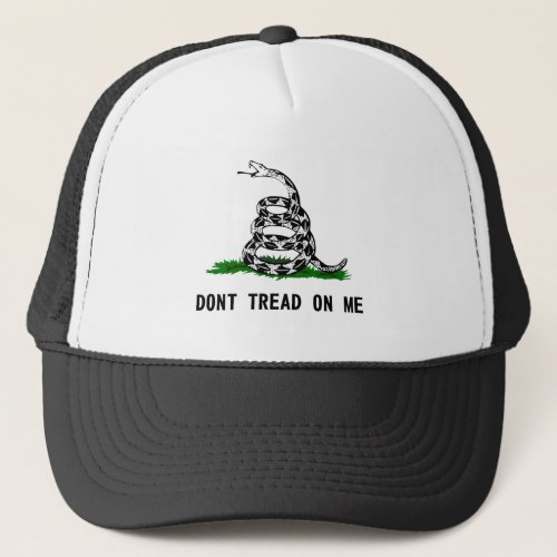 dont tread flag usa symbol snake america history p trucker hat