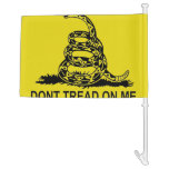Don&#39;t Tread On Me 2nd Amendment Gun Rights Freedom Car Flag at Zazzle