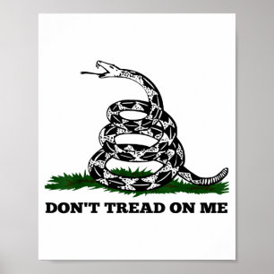 Don't Tread On Me 2nd Amendment Patriotic New Nove Poster