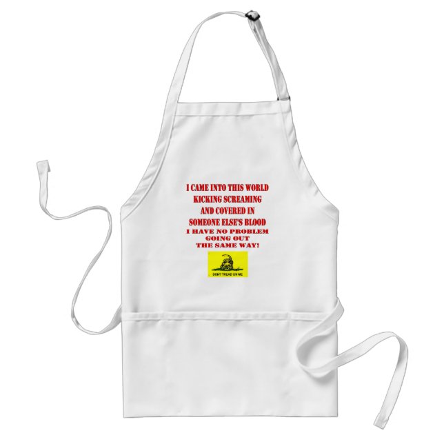 DON'T TREAD ON ME ADULT APRON (Front)