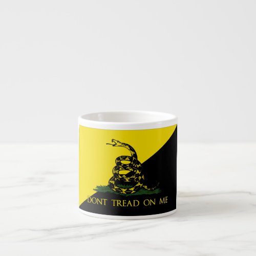 Dont Tread On Me Anarchist Flag Espresso Cup