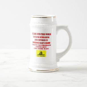 DON'T TREAD ON ME BEER STEIN