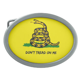Don't TREAD ON ME Belt Buckle