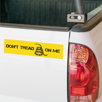 4 Adesivi In Vinile Gadsden Flag, 'Don't Tread On Me', Bandiera Gialla, Per Auto O Bomboniere