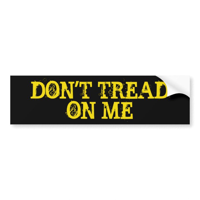 Don't Tread On Me Bumper Stickers