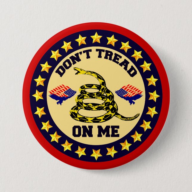 Don't Tread On Me Button (Front)