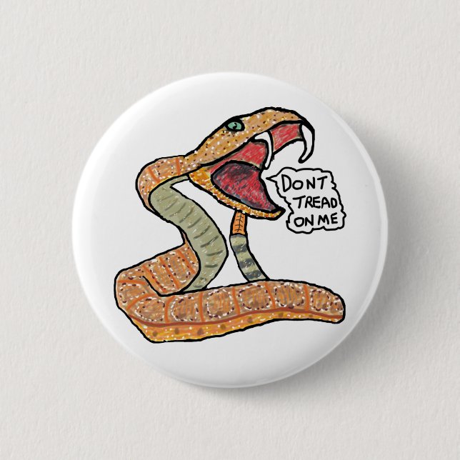 Dont Tread On Me Button (Front)