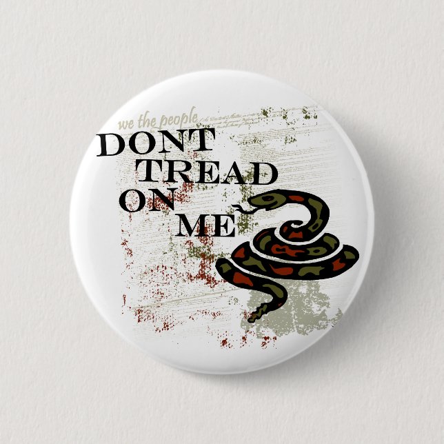 Dont Tread on Me Button (Front)