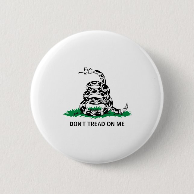 Dont Tread On Me  Button (Front)