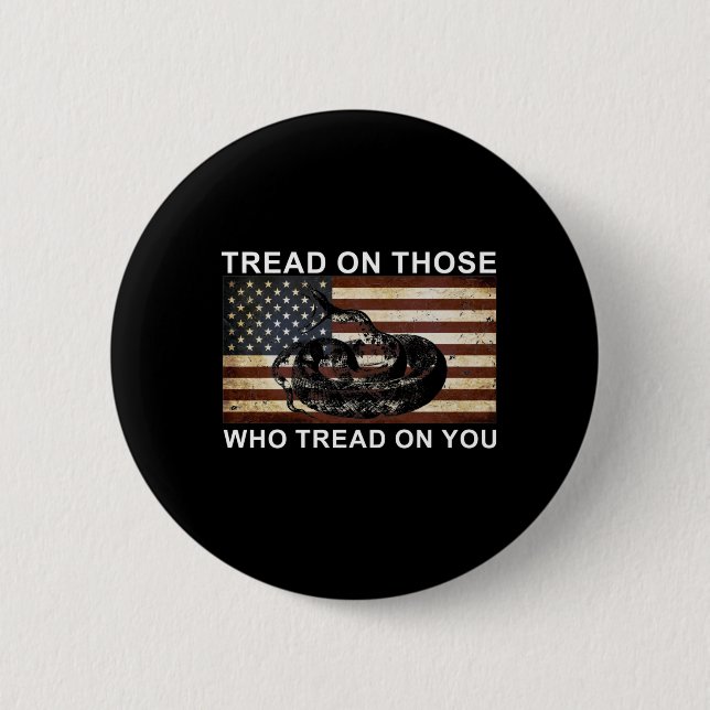dont tread on me button (Front)
