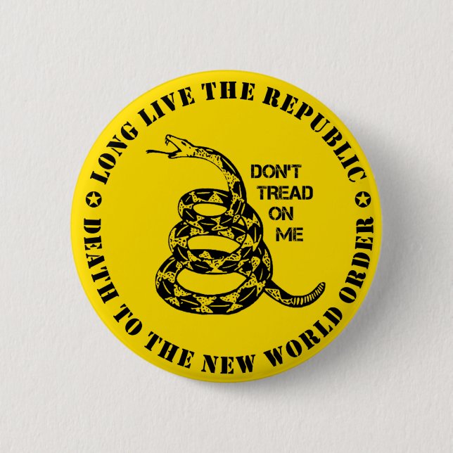 Don't Tread On Me Button (Front)