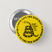 Don't Tread On Me Button (Front & Back)