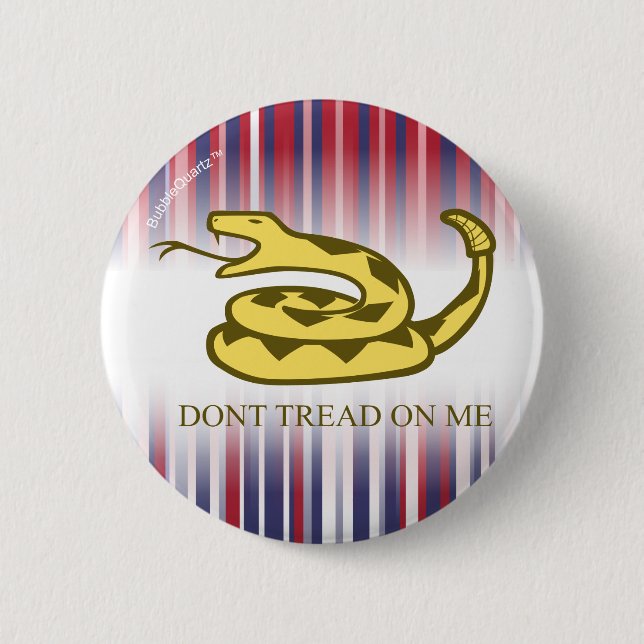 DONT TREAD ON ME button (Front)
