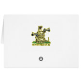 Dont Tread on Me Cards (Back Horizontal)
