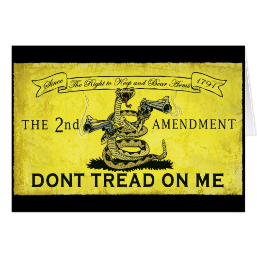 Dont Tread on Me Cards (Front Horizontal)