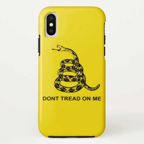 Dont Tread On Me iPhone XS Case