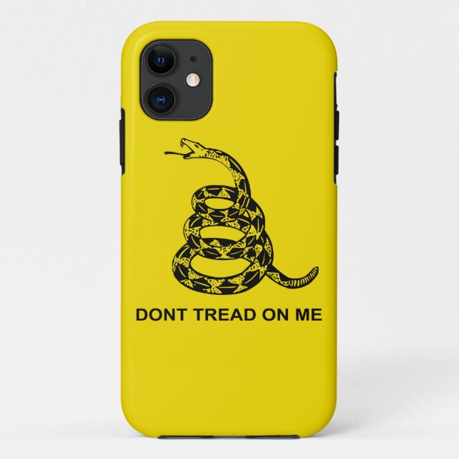 Don't Tread On Me Case-Mate iPhone Case (Back)