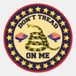 Don't Tread On Me Classic Round Sticker