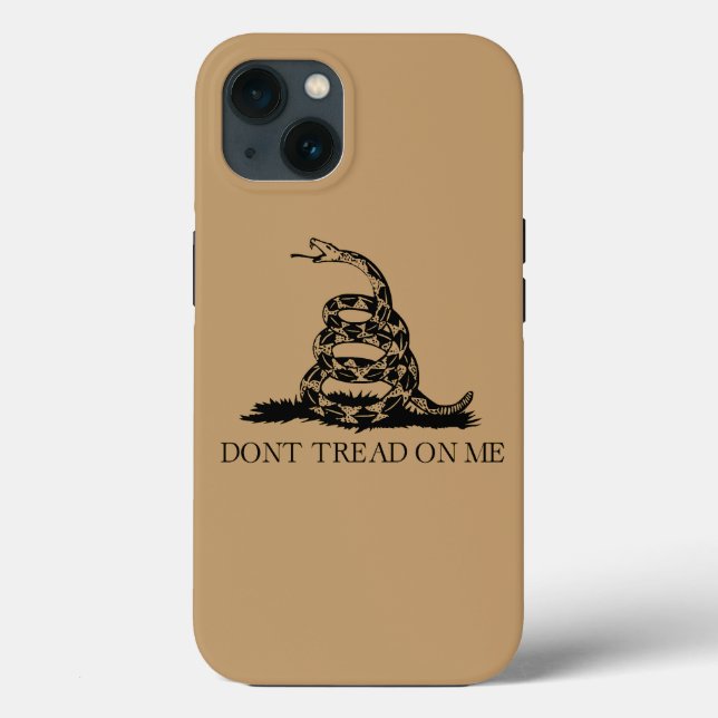 Don't Tread On Me (Desert) Case-Mate iPhone Case (Back)