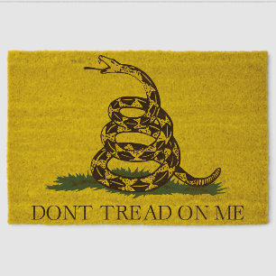 Dont Tread on Me Doormat Fiber Doormat