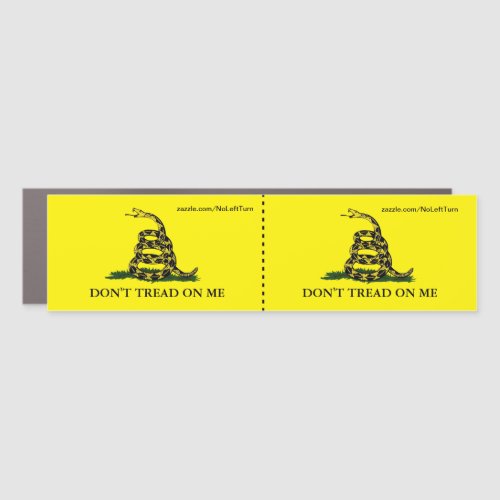 Dont Tread On Me Double Car Magnet