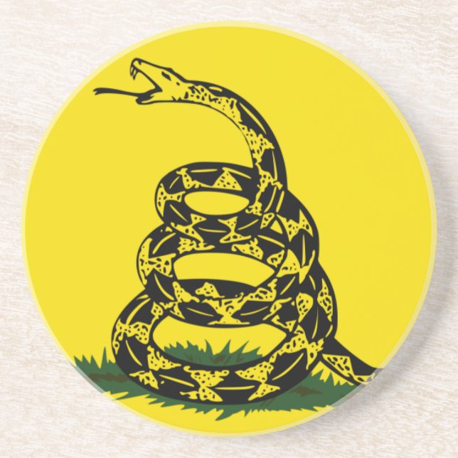 Don't Tread On Me Drink Coaster (Front)
