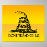 Don't Tread on Me Ensign Poster