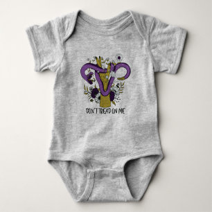 Don't Tread On Me Feminist Baby Bodysuit