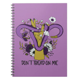 Dont Tread On Me Feminist Notebook