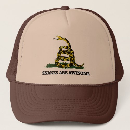 Dont tread on me flag parody trucker hat