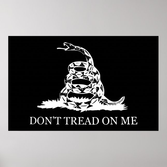 Don't Tread On Me Flag Poster (Front)