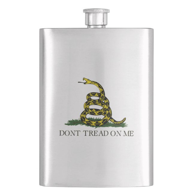 Don't Tread on Me Flask (Front)