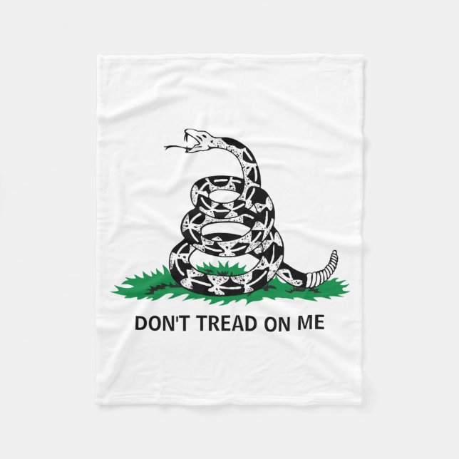 Dont Tread On Me  Fleece Blanket (Front)